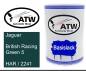 Preview: Jaguar, British Racing Green 5, HAR / 2241: 500ml Lackdose, von ATW Autoteile West.